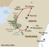 East Africa Tour - Click Here for the map